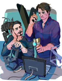ket3:  commission for Rune, science bros sciencing around  science bros sciencing is the best kind of thing for science bros to do. 