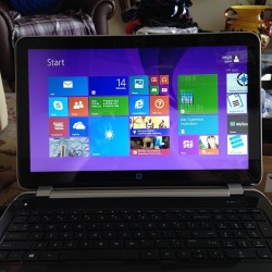 My shiny new you and it&rsquo;s a touch screen too! 😍 #hp #laptop #windows8 #love #computer #toy #touchscreen