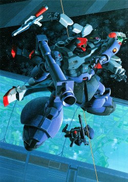 dagger-of-thieves:  開田裕治画集Ⅱ『MEGANIX』機動戦士ガンダム0080 ポケットの中の戦争MS-09R-2 リック・ドムⅡ 