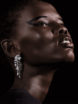 midnight-charm: Shanelle Nyasiase photographed by Liz Collins for Mixte Magazine Stylist: Franck BenhamouHair: Olivier LebrunMakeup: Lloyd Simmonds  