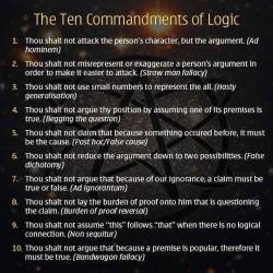 sixpenceee:  The 10 Commandments of Logic