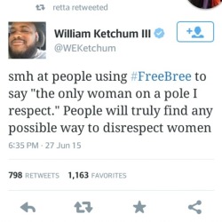 siddharthasmama:  to disrespect *Black women. There is definitely a layer of misgynoir specifically at work here, because I have seen photos of Bree side by side with an image of a Black stripper/sexy woman captioned with that line. 