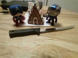 A better picture of the presents I got for my husband &lt;3 I got him a Gerber filet knife, and it was exactly the one he wanted! :)  Merry Christmas from the Kindels &lt;3