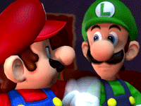 ghostrightsactivist:  sixthrock:  gmansir:  Mario heard that the Year of Luigi will continue in 2014  this is the saddest gif I’ve ever seen  mario can go eat a dicker 