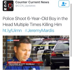 drwhothefuckyouthinkyoutalkinto:  black-iverson:  thisiseverydayracism:  krxs10:    Police Shoot Unarmed Man and his 6-Year-Old Autistic Son in the Head Multiple Times Killing Son As of Thursday morning, at least 834 people had been shot and killed by