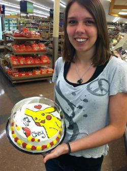 Made my sister a Pikachu cake for her 16th birthday last weekend (I&rsquo;m a cake decorator at Food Lion)