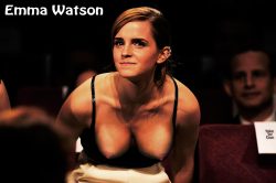 somegreatcelebfakes:  Looks like Emma Watson’s cans fell out of her top at Cannes (more Emma Watson fakes) 