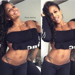 naturalobs3ssion:  Hope you are having a great relaxing Sunday!!! Here in Miami is so purrfect for cuddling ( w SB) weather 💙💖🌸 #SuniFit #Suni_sweeney #loverainingdays #imz #imzgirl #INMYZONE . . Top 😎 @inmyzone 🌹 . . 🌹Hair by @rettashairstudio