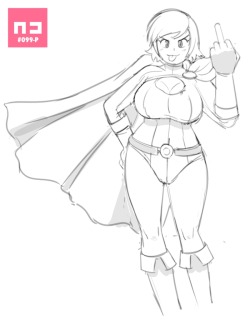 the-whipple-effect:  DD #099-P / 2015-05-28 (originally posted 05-14)The final sketch for C. Ignis Power Girl.See it first on Patreon — Donate for bonusesIf you enjoy my work, please feel free to like &amp; reblog
