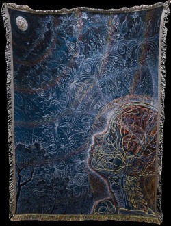 Alex Grey blanket available on the cosm website
