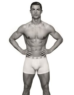 famousdudes:  Cristiano Ronaldo poses shirtless for Emporio Armani and his underwear brand CR7.