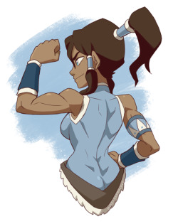mikeluckas: let’s all chill and take a minute to appreciate Korra’s back. o ///////o &lt;3 &lt;3 &lt;3 &lt;3