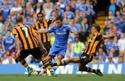 jvolley:  Game Day!  Chelsea Blue!!!  luv me some Eden Hazard