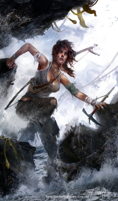 galaxynextdoor:  Lara Croft by Brenoch Adams