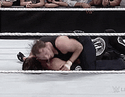 ambrose-mode:  Dean can pin me like that anytime