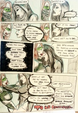Kate Five vs Symbiote comic Page 93  Chapter 4 finished. With the seemingly destined act of twincest, has Kate been outsmarted by her sister Kimberly again?