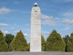 Great War cemeteries and memorials in Flanders“The Brooding Soldier” memorial to Canadian soldiers on the spot where the first chemical weapon was ever used.Tyne Cot - world’s largest commonwealth cemetery to 12,000 of some of British, Canadian,
