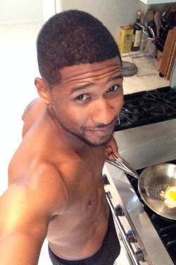 Usher, I know you cooking eggs, but imma need you to give me the bacon 