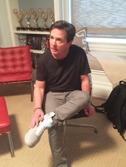 only1600kids:    Michael J. Fox wearing first pair of power-lacing Nike Air Mags releasing Spring 2016   