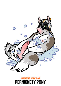   Pernickety Pony suggested I draw this HANDSOME STALLION, covered in suds. Hmmmm&hellip;Drawn for the monthly 15$ Sketch-BLAST request raffle over on Patreon.&gt; Patreon.com/Elsewhere  