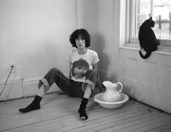 hadaes:  Patti Smith from Dazed: Famous Black Cats and Their Owners 