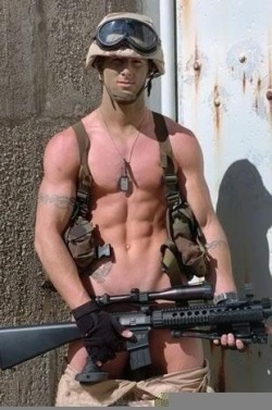 Here&rsquo;s one for those of you who appreciate the appeal of a man OUT OF uniform&hellip; . I am SO asking Daddy if we can play pretend. He&rsquo;d look so sexy wearing this. Maybe he&rsquo;s transported me to safety from a war zone or maybe I&rsquo;m