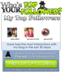 My Last Blog Viewers1) imaking530 - 1047 total views2) pornworld-fan - 9190 total views3) gonzo13367 - 6405 total viewsSee who has viewed your Tumblr blog, go tohttp://bit.ly/tViewrs