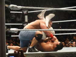 wweass:  Say what you want about Cena’s jorts, even they aren’t able to hide that perfectly round ass and thick legs!