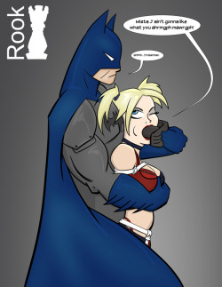 Batman And Harley, Batgag by Rook-07  