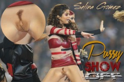 pussyshowoff:  Selena Gomez upskirt pussy fake