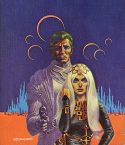 Cover of Return to the Stars by Edmond Hamilton illustrated by Jim Steranko, 1969.