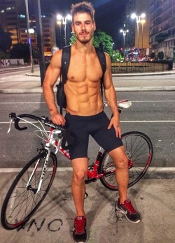 Hot cyclist