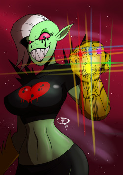 chillguydraws: Infinity Dominator Warm up thing I did a couple nights ago before seeing Infinity War. Will she only wipe out half the universe or all of it?   ________________________________________________Support my Patreon to get first looks at all