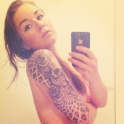 gorgeous ink &amp; beautiful girl&hellip; perfect match !