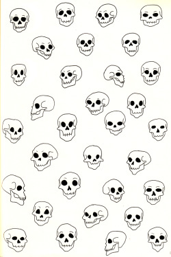 skelettflickan:  Skull pattern 