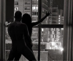 bedroomdaydreams:  bound-by-chains:  kolavernik:  One of my favorite positions, when she’s cumming in front of the city view  ❤❤❤❤❤   Would it be more fun if I had you against a widow with my cock in your pussy or against the window as I am
