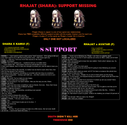 dominion-tophat:  Treehouse localization fucked with the Same-sex relationship supports for Shara/Rhajat [Full Image] http://pastebin.com/e5fpH6m6  The Japanese version had a unique support for Shara x Avatar (F)  http://pastebin.com/e5fpH6m6 It’s gone