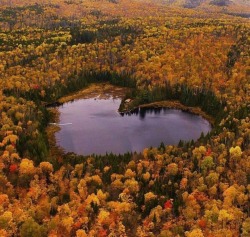 christinelibbey:  Heart Lake. Quebec, Canada 