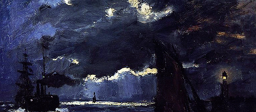 Claude Monet "Seascape Night Effect"