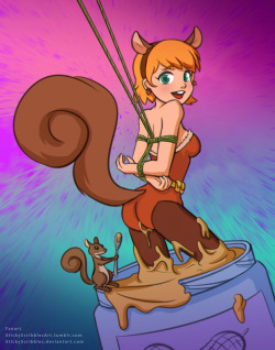   Squirrel Girl 1Squirrel Girl voted as the winner runner up of the community free fanart event. Suggested by Ajonesindy. //Like what you see? Support us for more on going art content, naughty versions,  and events at:StickyScribbles.nethttps://subscribes