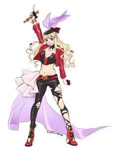 kittycatkissu:  I still can’t believe they gave Sheryl that trashy skirt over the pants. Way back when that outfit first came out i thought it would have looked better with ripped jeans. Lo and behold that’s what one of the original concepts looked