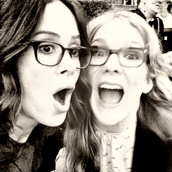 missdontcare-x:   Sarah Paulson and Lily Rabe on Instagram 