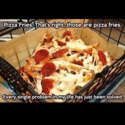 #food #pizza #fries
