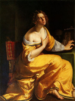 rubenista:Artemisia Gentileschi, Conversion of the Magdalene (The Penitent Mary Magdalene), 1615-1616 or 1620-1625