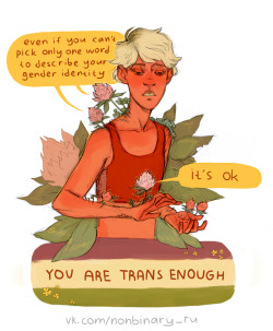 howling-wizard: For all the wonderful non-binary trans folks&lt;3