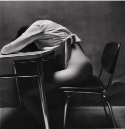 almavio:Guy Bourdin (1928 - 1991) • Nude Story in Dark Room (Asleep), 1971