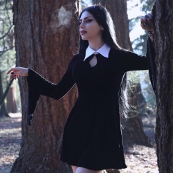 gothicandamazing:    Model/MUA: MahafsounPhotographer: Roya D Dress: Killstar Welcome to Gothic and Amazing |www.gothicandamazing.com  