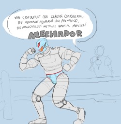 To win the affection of his estranged son, Victor Mancha, Ultron takes to the stage of professional masked wrestling.