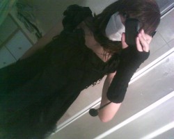 My new dress! I like &ldquo;him&rdquo; so much ^o^Sorry for the terri-bad quality, I will get a new camera soon!!!