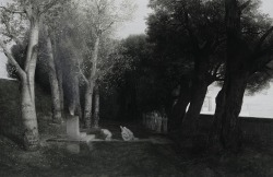 funeral-wreaths:  Arnold Böcklin, The Sacred Wood, 1886 version 